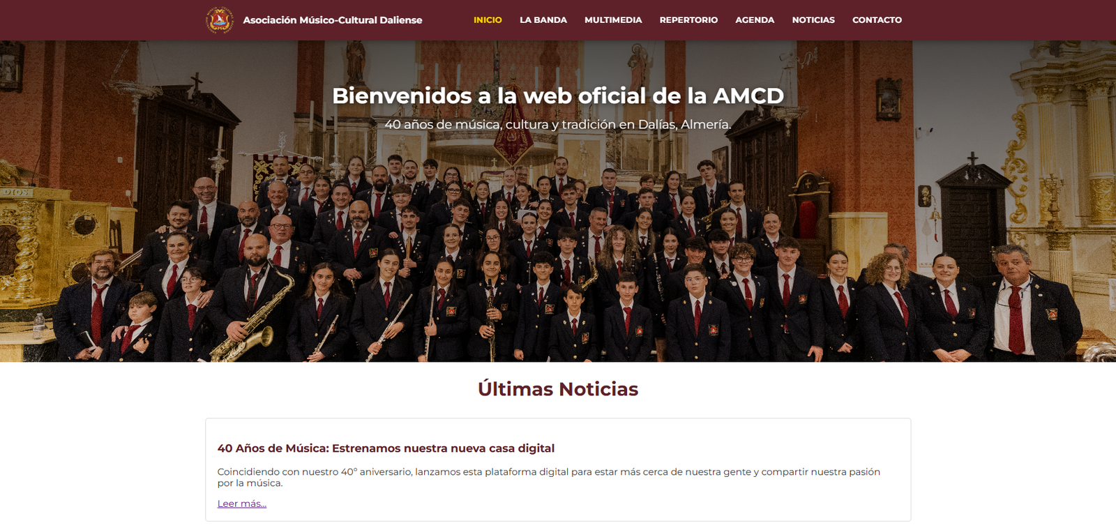 40 Años de Música: Estrenamos nuestra nueva casa digital